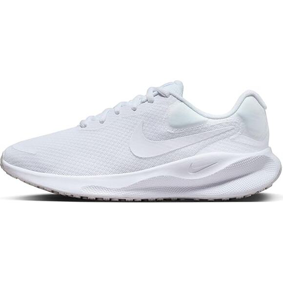 NWT Nike Revolution 7 Women's Road Running Shoes ,White-Size 7 - Picture 3 of 7